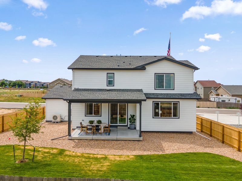 Representative exterior details of a home built from the Jansen by Risewell Homes in Cherry Meadows, Brighton (Image 4).
