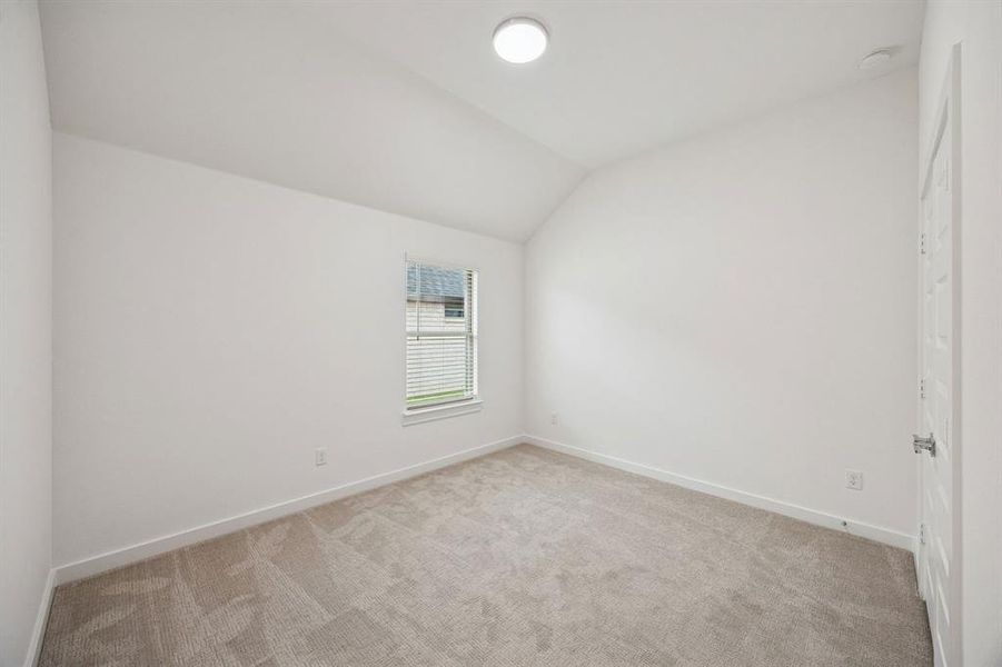 Bedroom in the Gilmour II home plan by Trophy Signature Homes – REPRESENTATIVE PHOTO Bedroom in the Gilmour II home plan by Trophy Signature Homes – REPRESENTATIVE PHOTO