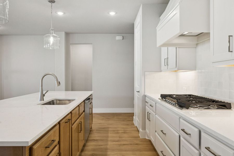 Representative furnished interior of a home built from the Adolphus by Centre Living Homes in Painted Tree Woodland West, McKinney (Image 11).