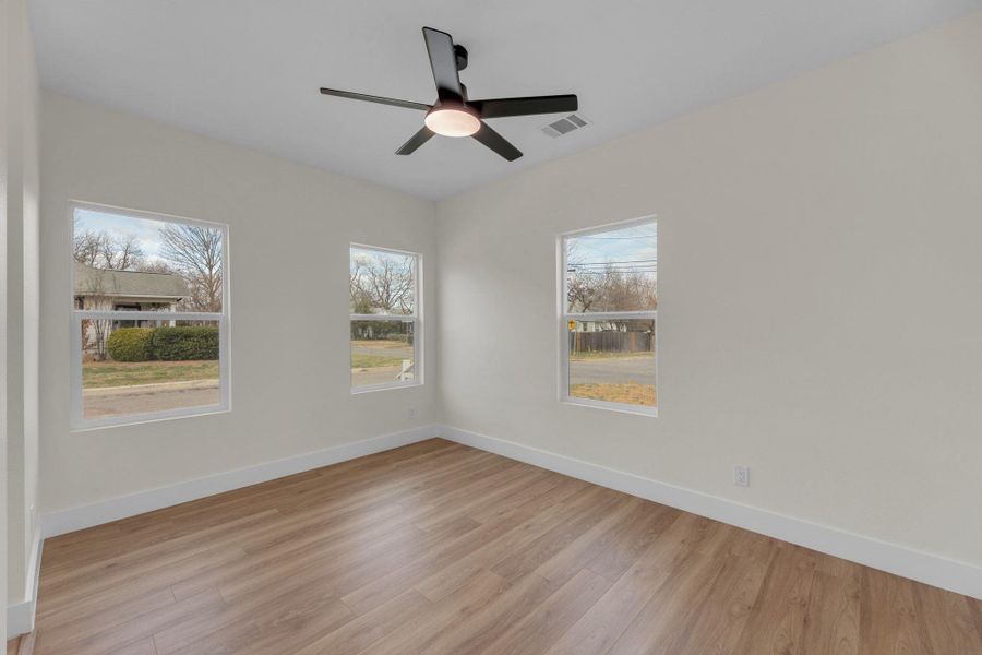 Bedroom 4 that connects to the Jack and Jill bathroom.