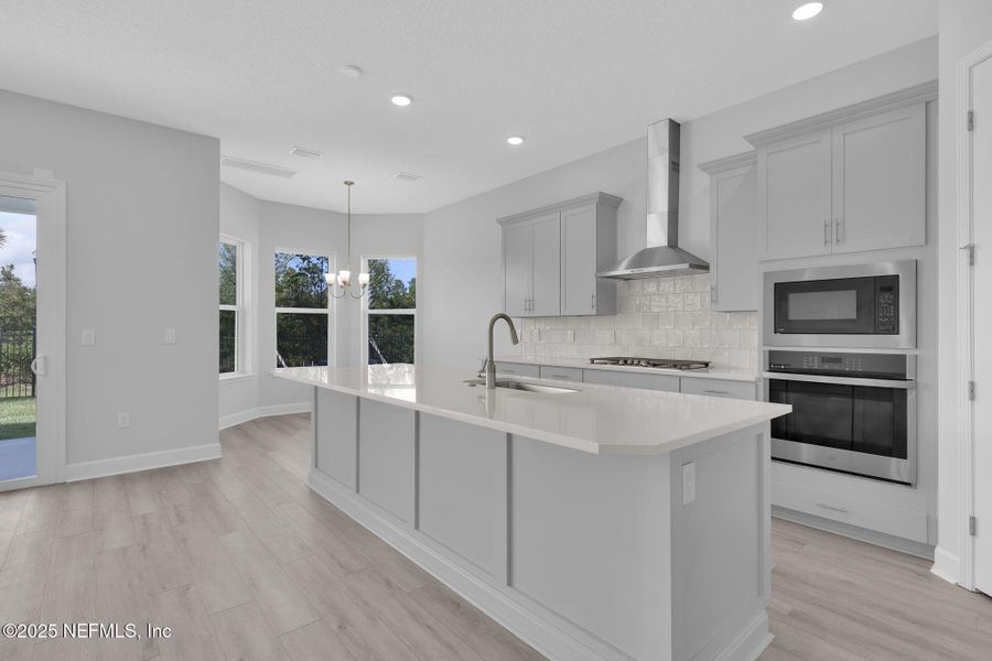 Furnished interior view inside a new home in Crosswinds at Nocatee, Nocatee (Image 17).
