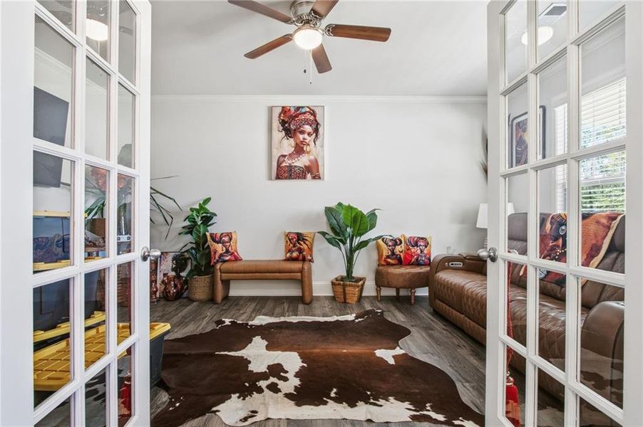 Furnished interior view inside a new home in , Newnan (Image 60).