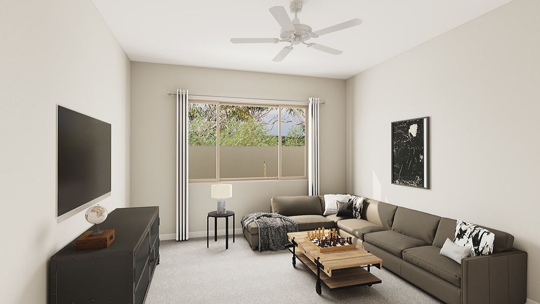 Representative furnished interior of a home built from the Calderwood Plan 4504 by Tri Pointe Homes in Soleo, San Tan Valley (Image 8).