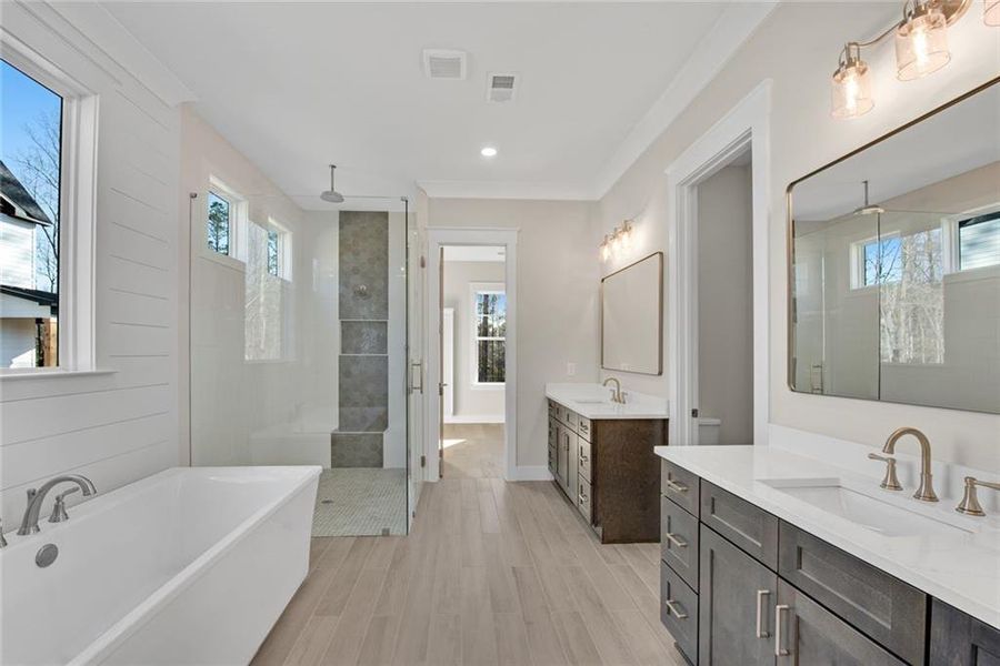 Furnished interior view inside a new home in , Hiram (Image 14).