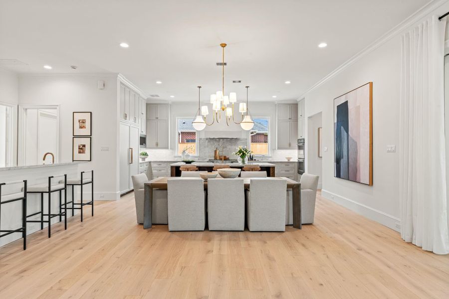 Furnished interior view inside a new home in , Houston (Image 13).