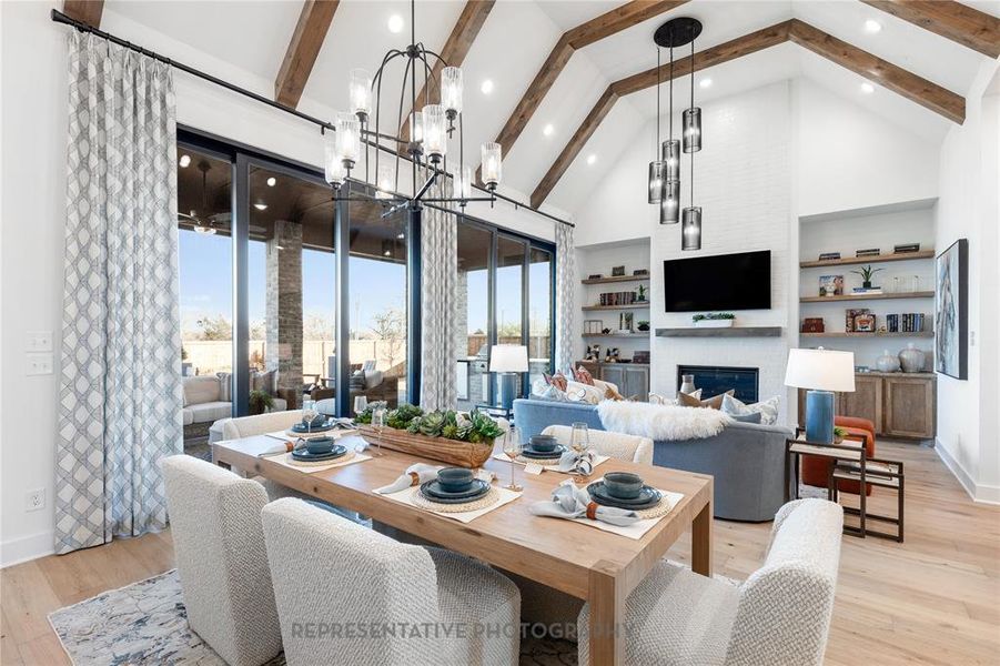 Furnished interior view inside a new home in Canyon Creek Estates, Sherman (Image 8).