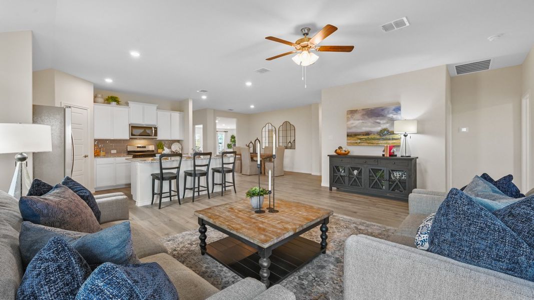 Furnished interior view inside a new home in Trailstone, Caddo Mills (Image 16). Furnished interior view inside a new home in Trailstone, Caddo Mills (Image 16).