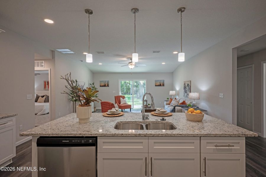 Furnished interior view inside a new home in , Jacksonville (Image 30).