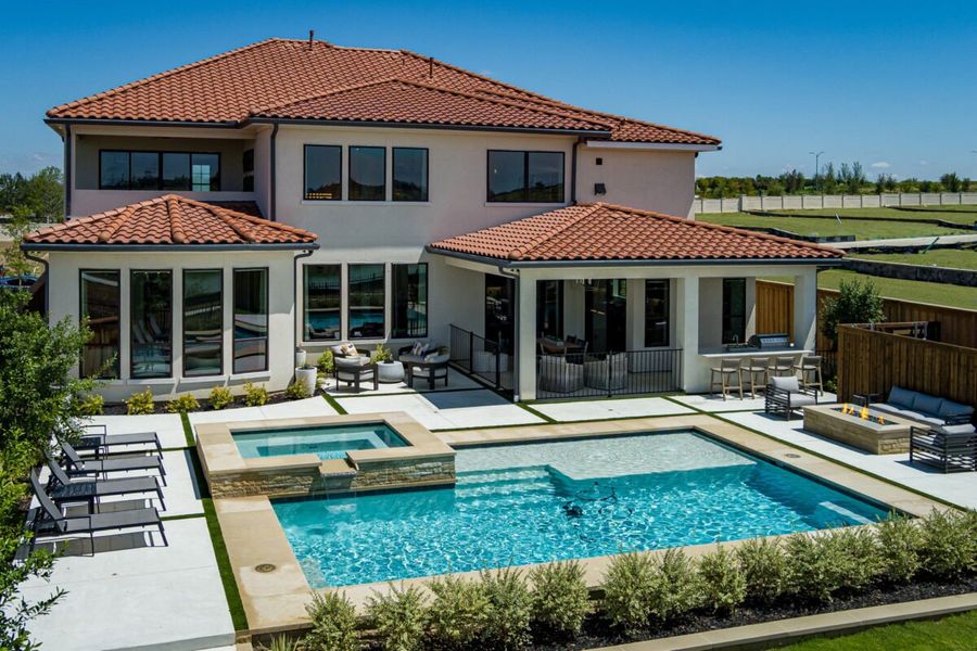 Representative exterior details of a home built from the Montecito by Landon Homes in Fields - Brookside North, Frisco (Image 3).