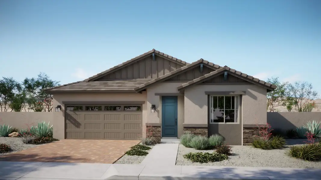 Craftsman Elevation | Parker | Trovita at Citrus Park New Homes in Goodyear, AZ by Landsea Homes