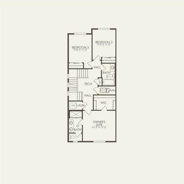2D floor plan layout for the Altair by Pulte Homes in Sky Ranch, Aurora, CO (Image 3). 2D floor plan layout for the Altair by Pulte Homes in Sky Ranch, Aurora, CO (Image 3).