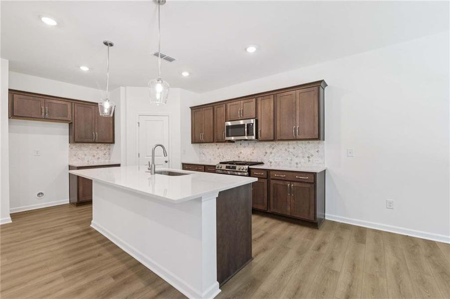 Furnished interior view inside a new home in The Estates at Casteel, Bethlehem (Image 11).