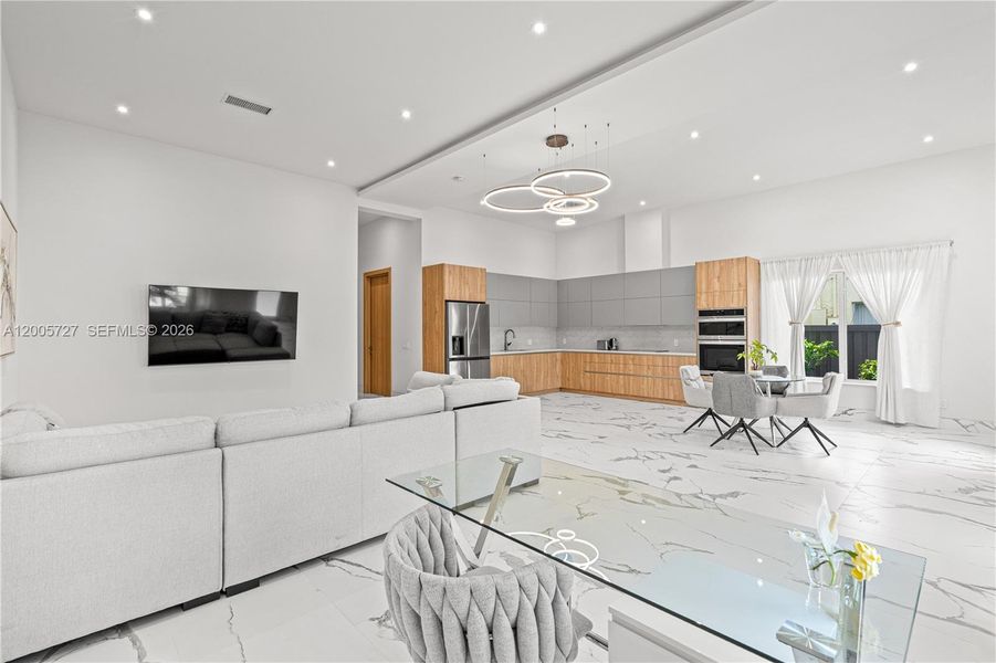 Furnished interior view inside a new home in , Hallandale Beach (Image 14).