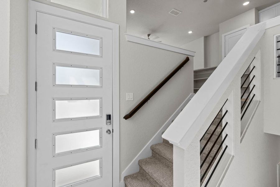 Furnished interior view inside a new home in Rose Hill, San Antonio (Image 5). Furnished interior view inside a new home in Rose Hill, San Antonio (Image 5).