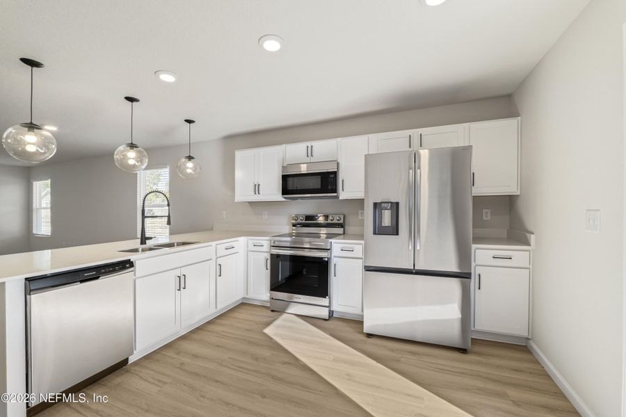 Furnished interior view inside a new home in , Jacksonville (Image 5).