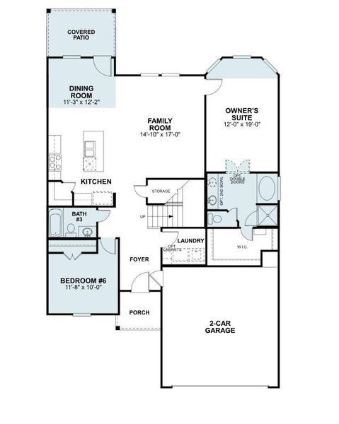2D floor plan layout of this home in Magnolia Ridge, Magnolia, TX (Image 5). 2D floor plan layout of this home in Magnolia Ridge, Magnolia, TX (Image 5).