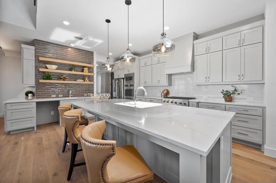 Furnished interior view inside a new home in The Highlands, Northlake (Image 28).