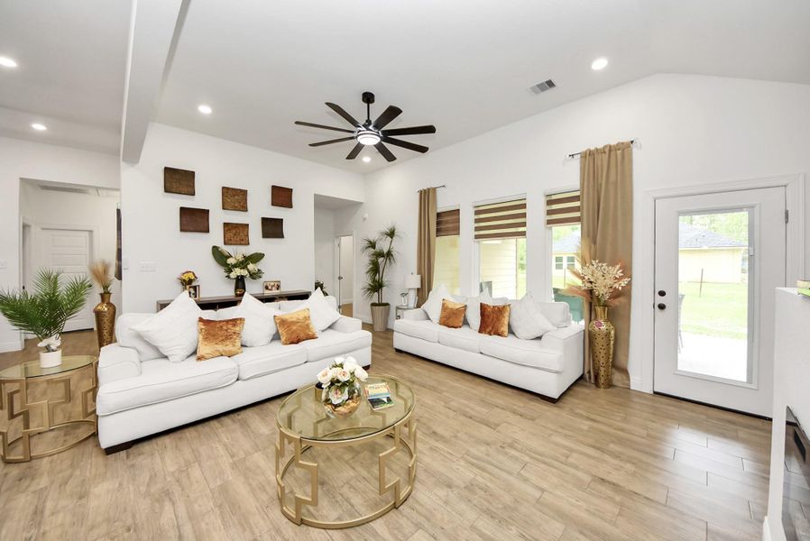 Furnished interior view inside a new home in , Crosby (Image 5). Furnished interior view inside a new home in , Crosby (Image 5).