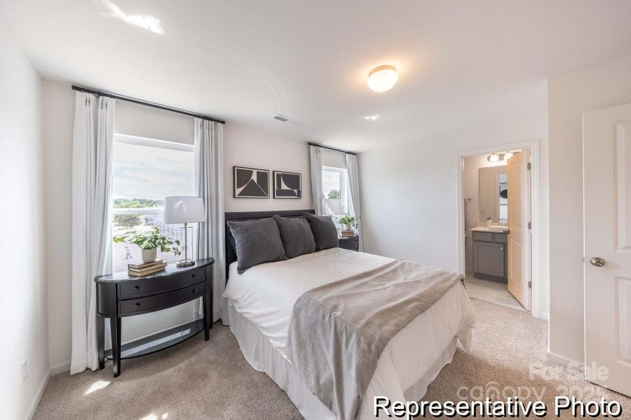 Furnished interior view inside a new home in , Concord (Image 14).