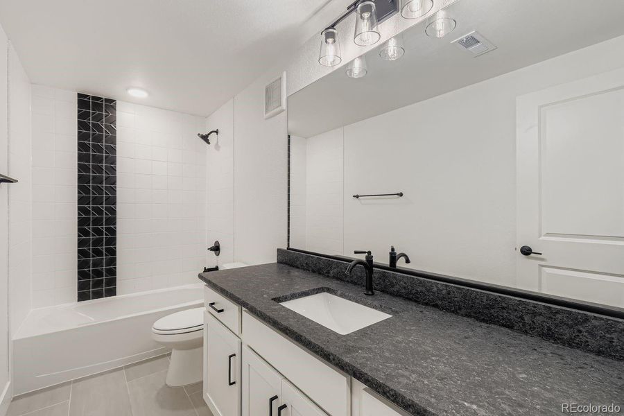 Furnished interior view inside a new home in , Colorado Springs (Image 11).