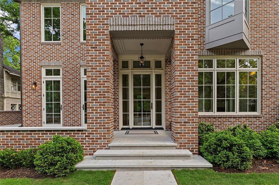 Exterior details and patio area of a home in , Atlanta (Image 3). Exterior details and patio area of a home in , Atlanta (Image 3).