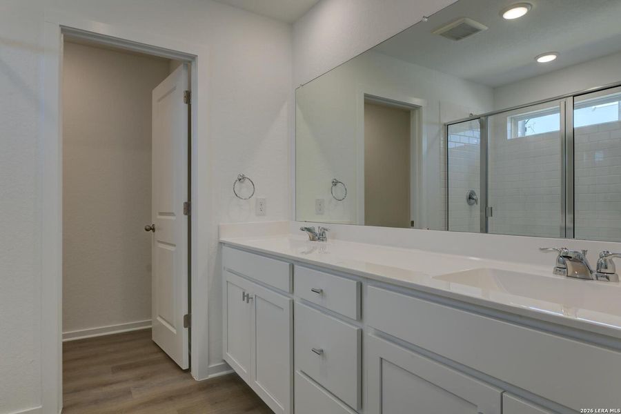 Furnished interior view inside a new home in Hennersby Hollow, San Antonio (Image 7).