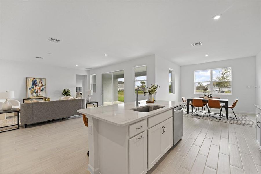 Furnished interior view inside a new home in Waterbrooke, Clermont (Image 8).