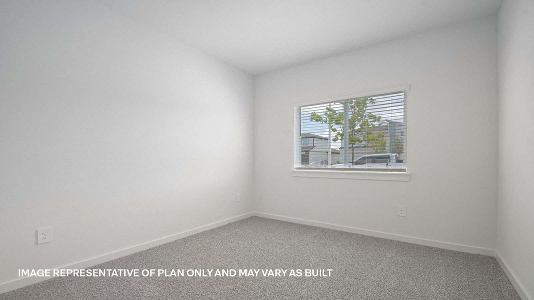 Spacious, unfurnished interior of a new home in Trails at Wildhorse, Austin (Image 25).