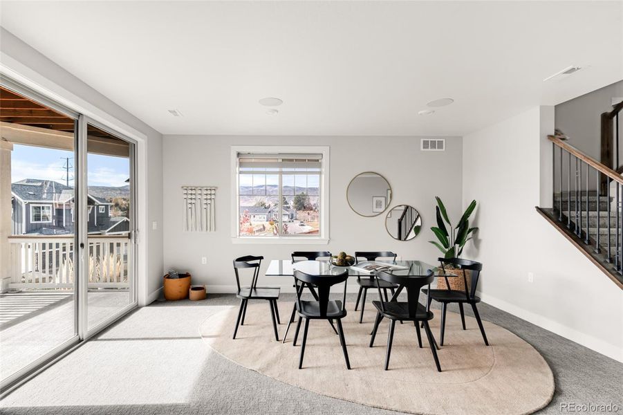 Furnished interior view inside a new home in Silver Leaf, Littleton (Image 17).