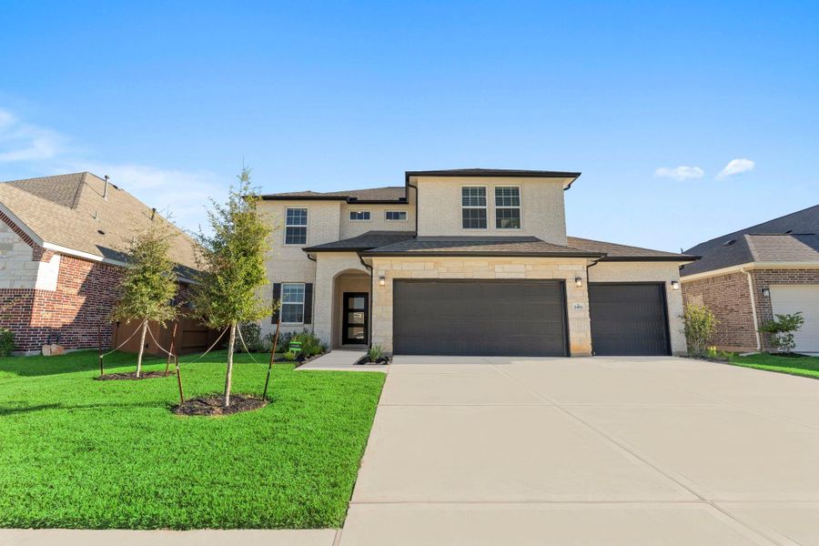 Beautifully built with CastleRock’s signature craftsmanship, this two-story San Marcos home radiates curb appeal with its timeless brick-and-stone exterior, three-car garage, and perfectly manicured lawn. A true show-stopper that blends elegance with everyday comfort! Beautifully built with CastleRock’s signature craftsmanship, this two-story San Marcos home radiates curb appeal with its timeless brick-and-stone exterior, three-car garage, and perfectly manicured lawn. A true show-stopper that blends elegance with everyday comfort!