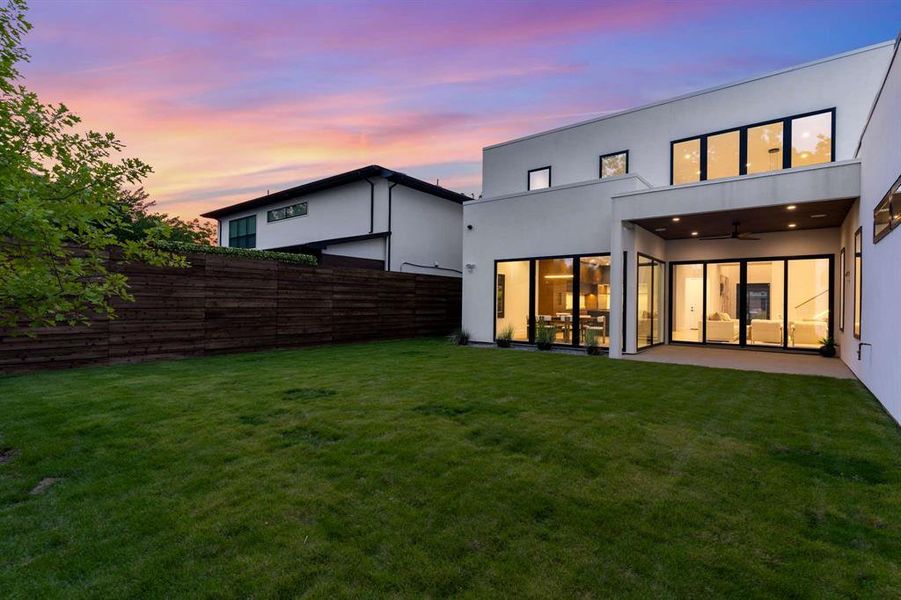 Exterior details and patio area of a home in , Dallas (Image 28).