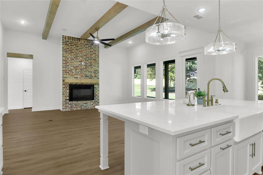 Furnished interior view inside a new home in , Flint (Image 10).