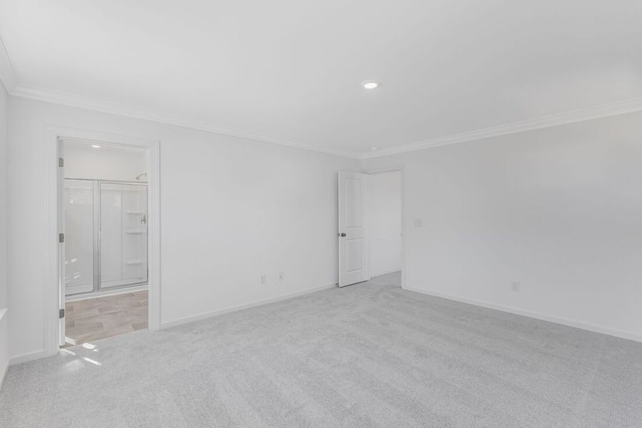 Spacious, unfurnished interior of a new home in Magnolia Townes, Wendell (Image 11).