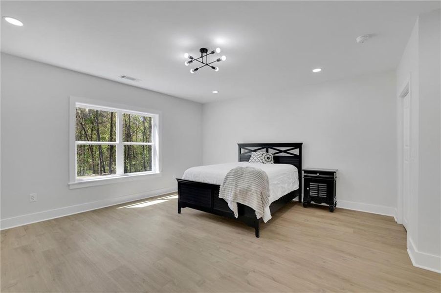 Furnished interior view inside a new home in , Monroe (Image 70).