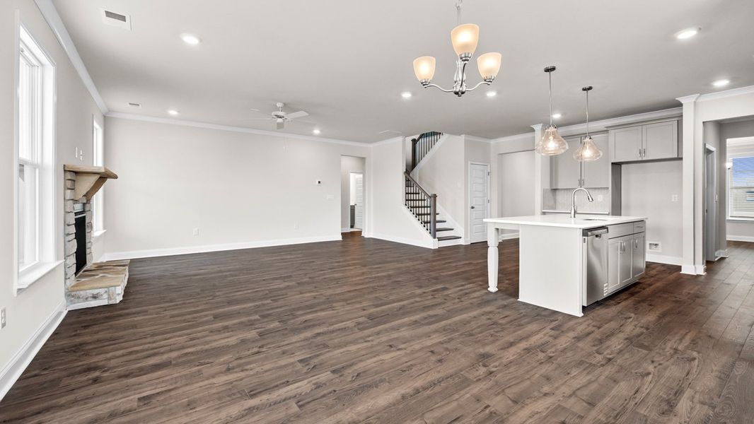 Spacious, unfurnished interior of a new home in Westland, Bogart (Image 17).