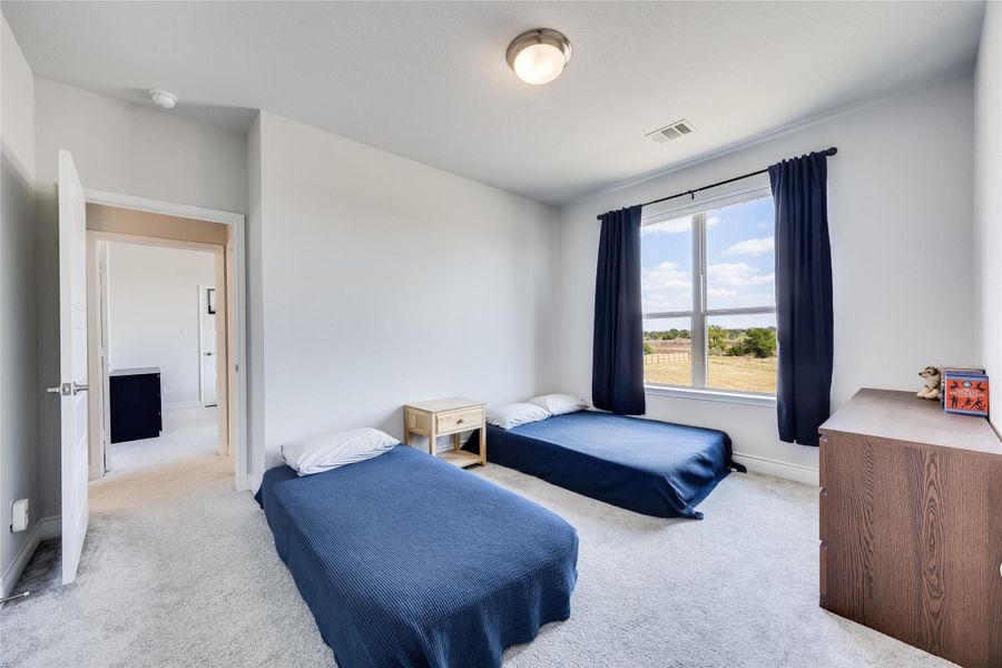 Furnished interior view inside a new home in Santa Rita Ranch 90', Liberty Hill (Image 15). Furnished interior view inside a new home in Santa Rita Ranch 90', Liberty Hill (Image 15).