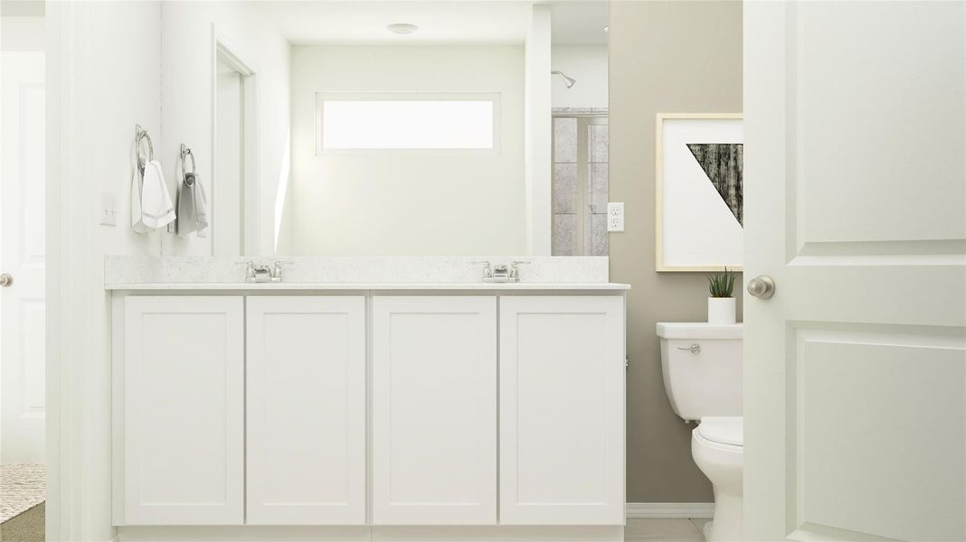 Furnished interior view inside a new home in Woodfield Preserve: Ridgepointe Collection, Georgetown (Image 6).