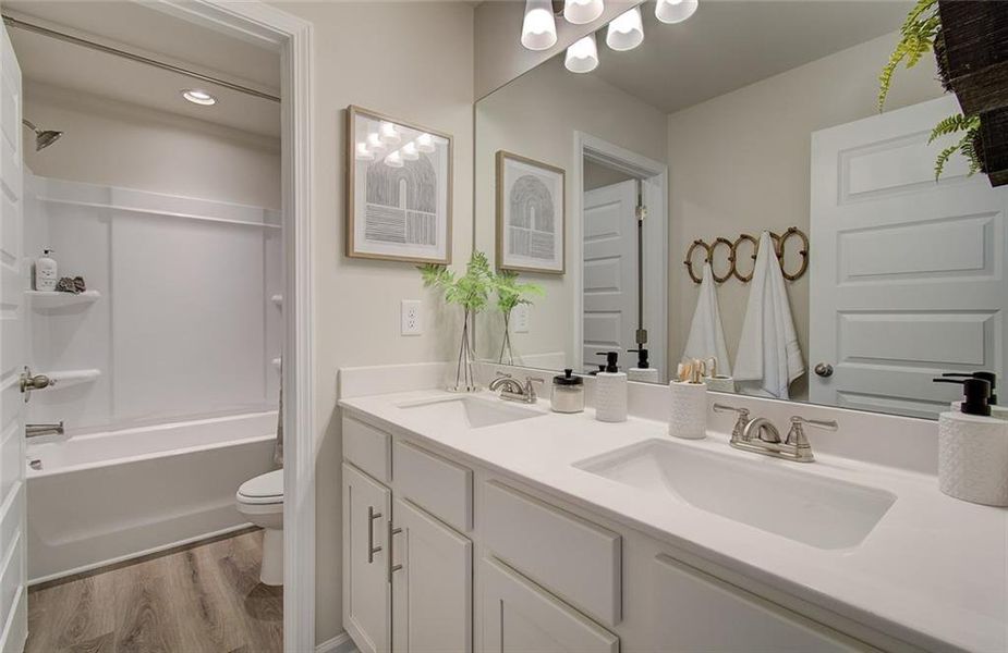 Furnished interior view inside a new home in Crofton Place Enclave, Snellville (Image 9).