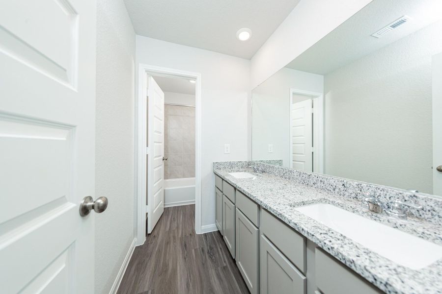Furnished interior view inside a new home in River's Edge, Conroe (Image 4).