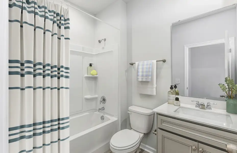 Furnished interior view inside a new home in Salem Bay, Beaufort (Image 3).