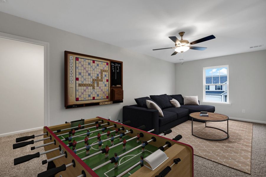 Representative furnished interior of a home built from the The Brookhaven by Smith Family Homes in Ramsey Landing, Rincon (Image 10).