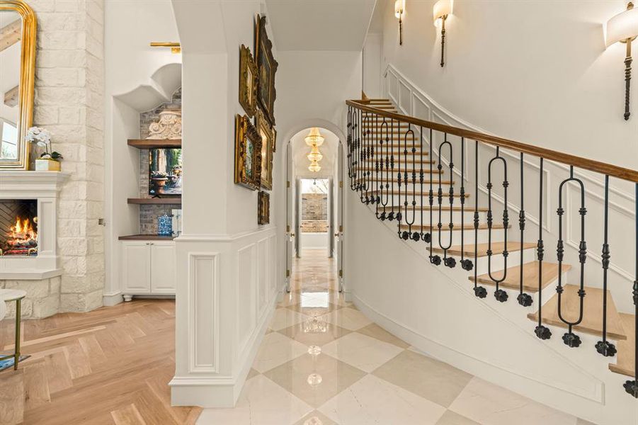 Furnished interior view inside a new home in , Aledo (Image 17).