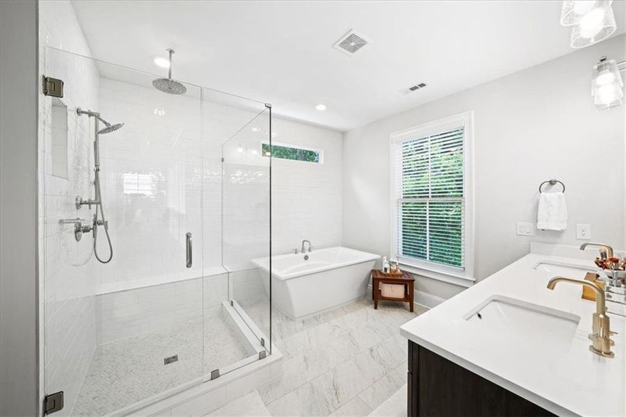 Furnished interior view inside a new home in Manning on the Square, Alpharetta (Image 42).