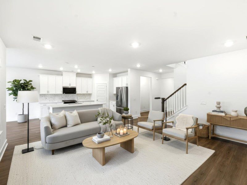 Furnished interior view inside a new home in , Summerville (Image 4).