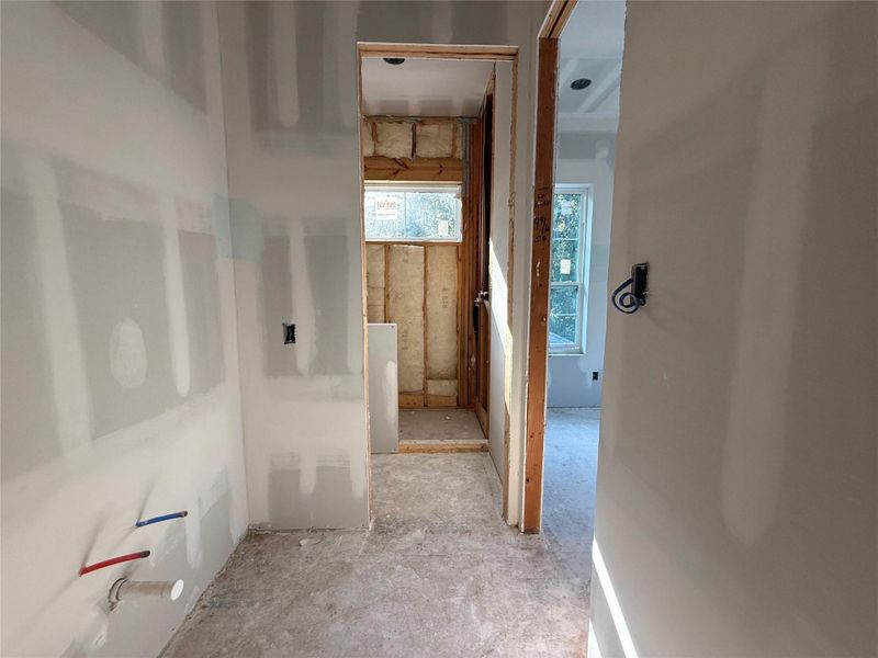 Guest bath 1. Opens to flex room as well.