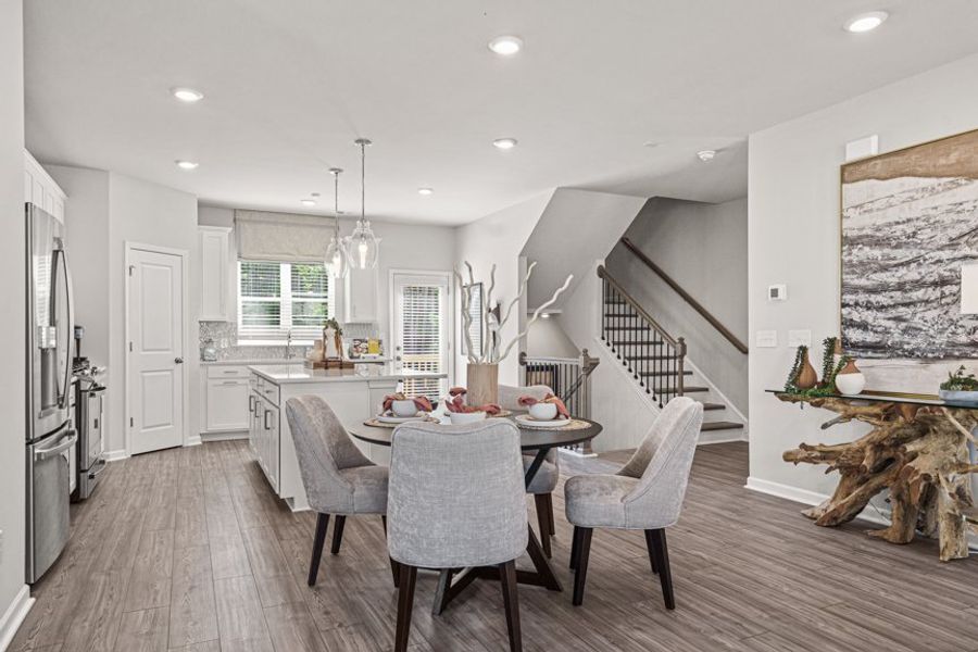 Furnished interior view inside a new home in Rosewood Farm, Lawrenceville (Image 16).