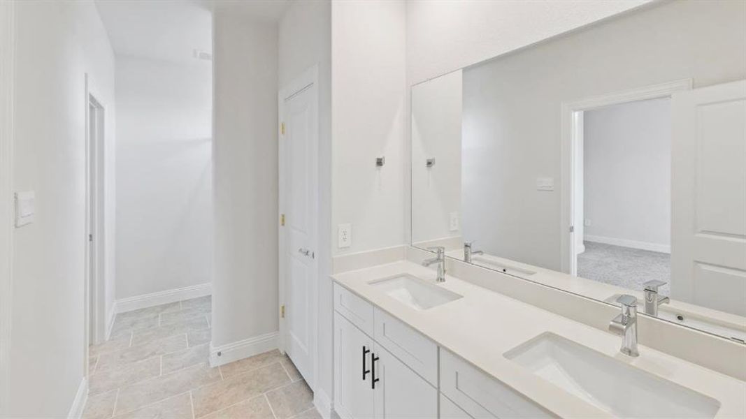 Furnished interior view inside a new home in The Avenue, Allen (Image 6).