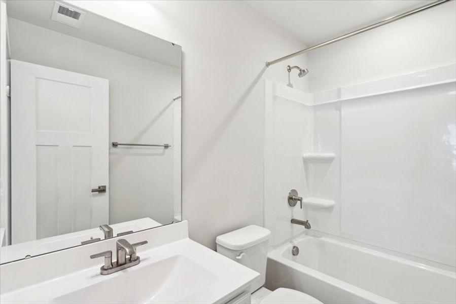 Furnished interior view inside a new home in Crescent Cove, Summerville (Image 4). Furnished interior view inside a new home in Crescent Cove, Summerville (Image 4).