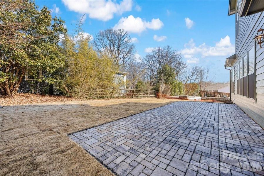 Exterior details and patio area of a home in , Charlotte (Image 3). Exterior details and patio area of a home in , Charlotte (Image 3).