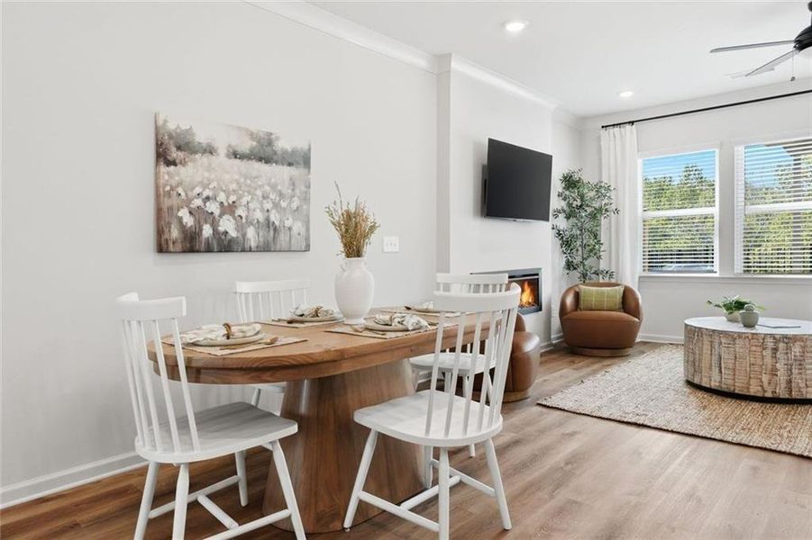 Furnished interior view inside a new home in , Jasper (Image 33).